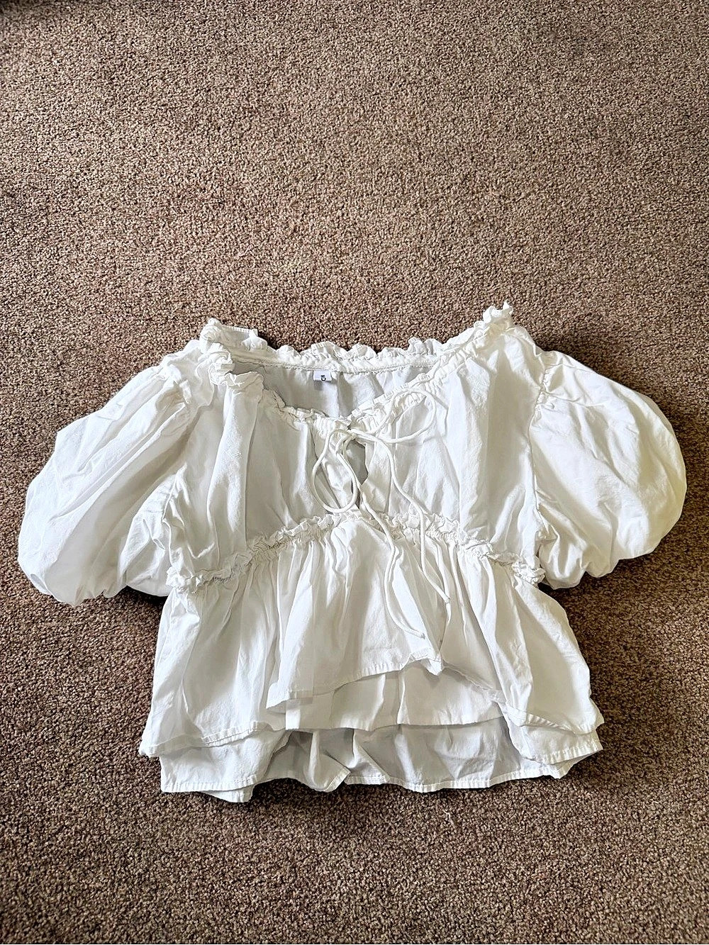 White Peasant Blouse